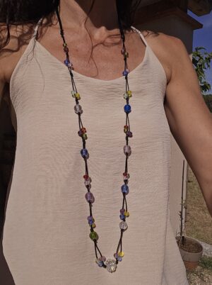 Sautoir multicolore