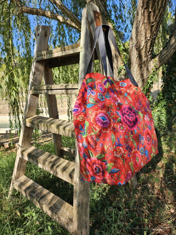 Sac Pivoines rouge