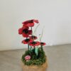 Cloche coquelicots